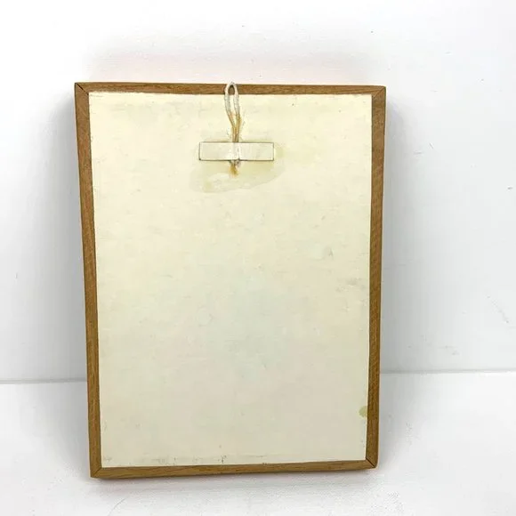 Vintage Landscape Painting On Birch Bark 5" X 8" - Picture 5 of 12